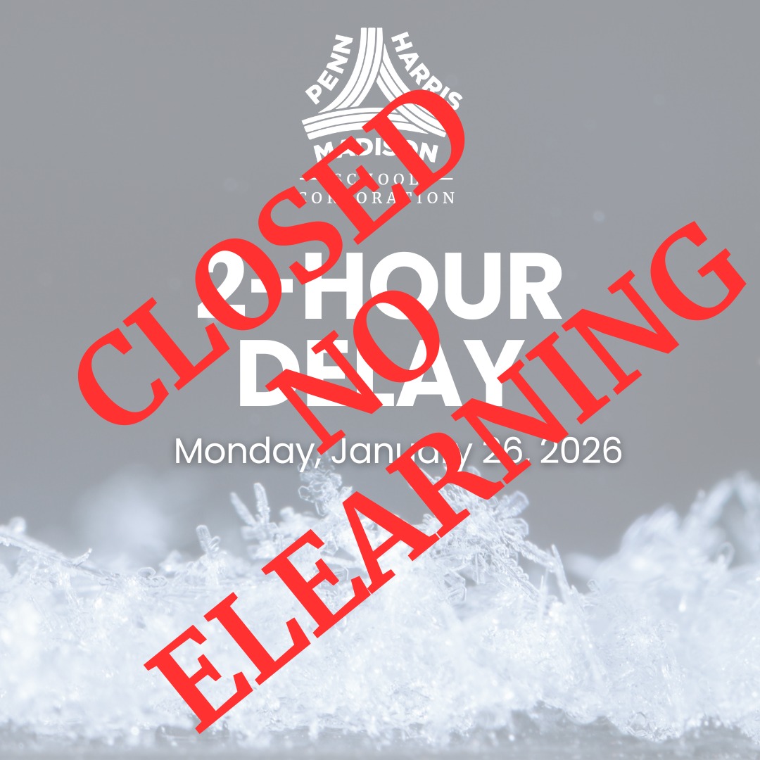 Due to the snow overnight and road conditions, PHM Schools are now CLOSED for today Monday, Jan. 26, 2026. 

There will be NO eLearning. This is a snow day.

We apologize for the late notice.