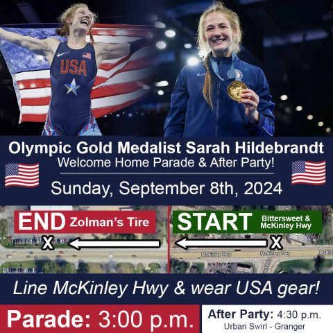 Sarah Hildebrandt parade info